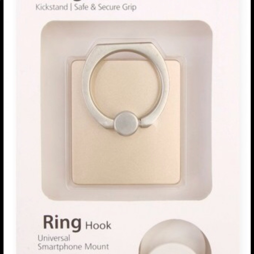 New Gold Square Ring Hook